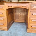 Antiek Eiken Bureau - Opknapper, Huis en Inrichting, Bureaus, Ophalen, Gebruikt, Bureau