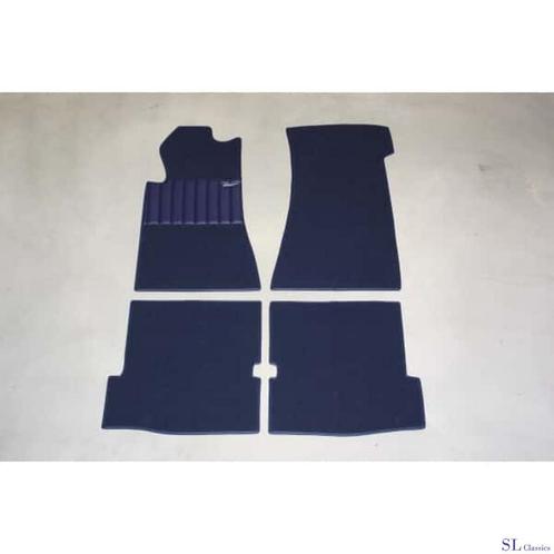 Tapijt set 4-delig Blauw Mercedes-Benz SL, W107 - R107, Auto-onderdelen, Interieur en Bekleding, Mercedes-Benz, Nieuw, Ophalen of Verzenden
