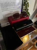 Cartier bril, Sieraden, Tassen en Uiterlijk, Zonnebrillen en Brillen | Heren, Overige merken, Zonnebril, Bruin, Verzenden