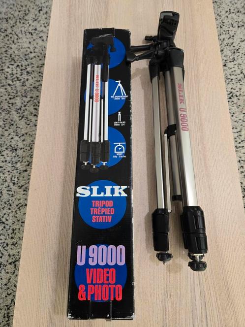 SLIK U9000 Tripod for Video & Photo, Audio, Tv en Foto, Fotografie | Statieven en Balhoofden, Gebruikt, Driepoot, Ophalen of Verzenden