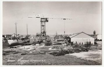 Bergum.  Scheepswerven.   Hoogezand N.V.   Scheepvaart. beschikbaar voor biedingen