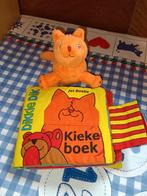 Dikkie Dik knuffeltje 14 cm groot + stoffen kieke boe boekje, Kinderen en Baby's, Speelgoed | Knuffels en Pluche, Ophalen of Verzenden