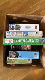 Doos met puzzels, Hobby en Vrije tijd, Ophalen of Verzenden, Zo goed als nieuw