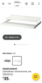 Ikea komplement uittrekbaar schoenenrek voor PAX, Zo goed als nieuw, Minder dan 100 cm, 50 tot 75 cm, 50 tot 100 cm