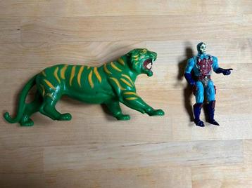 He-man actiefiguren Skeletor en battle cat. beschikbaar voor biedingen