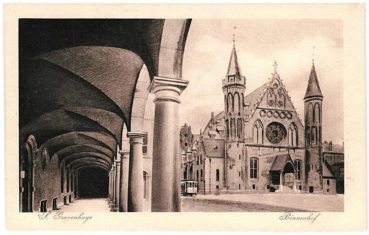 970452 s-Gravenhage Binnenhof nette oude kaart Niet Gelopen, Verzamelen, Ansichtkaarten | Nederland, Ongelopen, Zuid-Holland, Ophalen of Verzenden