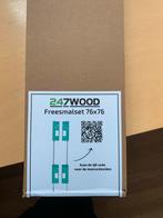 247WOOD Freesmalset 76x76 mm - Nieuw in doos!, Doe-het-zelf en Verbouw, Ophalen, Nieuw, Elektrisch, Overige soorten