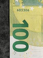 100 euro RADAR SERIENUMMER, Postzegels en Munten, Bankbiljetten | Europa | Eurobiljetten, 100 euro, Verzenden