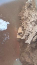 Uniek stuk Lodoliet met Pyriet insluitsel, Ophalen of Verzenden, Mineraal