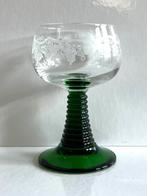 Vintage/retro Luminarc France Green Hock wijnglas/roemer, Ophalen of Verzenden, Zo goed als nieuw, Overige typen