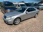 Mercedes-Benz S-Klasse 3.7 S350 AUT 2003 Grijs, Auto's, Mercedes-Benz, Automaat, Achterwielaandrijving, Zwart, Bedrijf