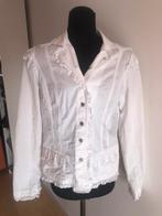 Watcher prachtig zomers wit katoenen jasje maat L, Boho, Maat 38/40 (M), Wit, Ophalen of Verzenden, Zo goed als nieuw