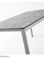 Aluminium tuintafel met HPL blad, Tuin en Terras, Tuintafels, Ophalen, Nieuw, Rechthoekig, Aluminium
