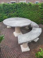 Tuinset beton (gratis), Ophalen, Overige materialen, Gebruikt, 6 zitplaatsen