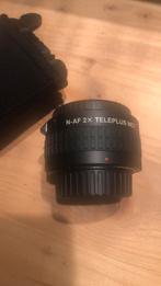 lens: N-AF 2x teleplus MC7 (Nikon), Gebruikt, Ophalen of Verzenden