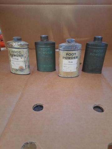 1940. Footpowder. Tweede Wereldoorlog.  beschikbaar voor biedingen