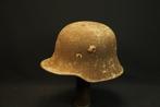 WO1 Duitse helm bodemvondst, Verzamelen, Ophalen of Verzenden, Landmacht, Duitsland, Helm of Baret