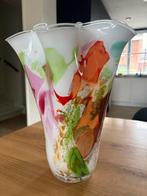 Vaas wave mixed colours nieuw!, Huis en Inrichting, Woonaccessoires | Vazen, Overige kleuren, Nieuw, Ophalen of Verzenden, Glas