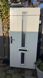 Hardhouten Weekamp buitendeur met isolatieglas, Doe-het-zelf en Verbouw, Gebruikt, 80 tot 100 cm, Ophalen of Verzenden, Buitendeur