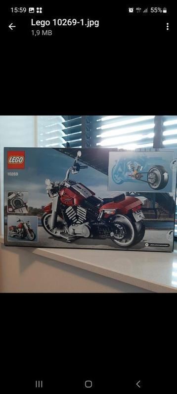 lego creator Harley  davidson fat boy 10269  beschikbaar voor biedingen