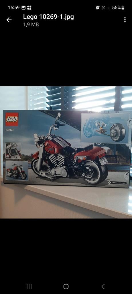 lego creator Harley  davidson fat boy 10269, Hobby en Vrije tijd, Modelbouw | Auto's en Voertuigen, Nieuw, Overige typen, Groter dan 1:32