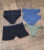 🌺🌈🩲Mannen slipjes + boxer mt. M, Ophalen of Verzenden, Zwart