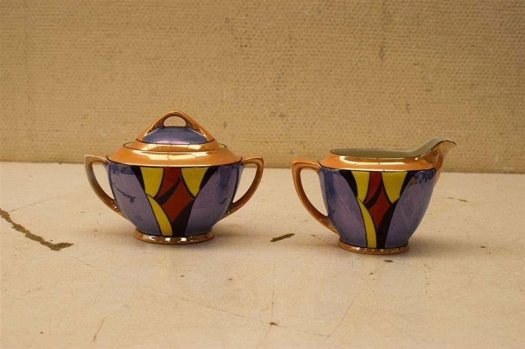 3 delige Meito china suiker en melkkannetje 47406, Huis en Inrichting, Keuken | Servies, Gebruikt, Ophalen of Verzenden, Bord(en)