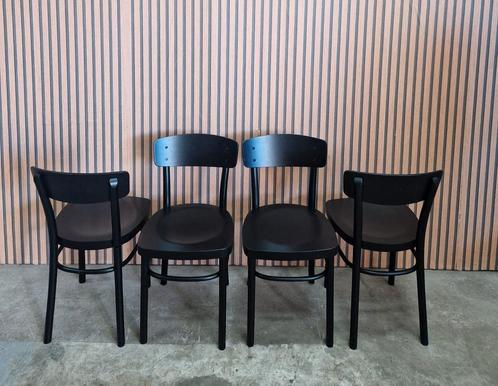 12 x Ikea Idolf cafestoelen zwart houten cafe bistro stoelen, Huis en Inrichting, Stoelen, Zo goed als nieuw, Vijf, Zes of meer stoelen