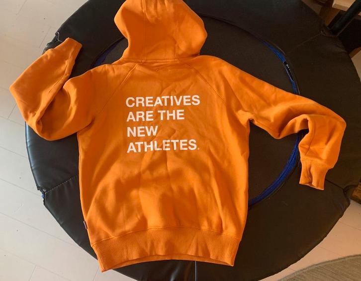 The new originals Hoodie, Kleding | Dames, Truien en Vesten, Zo goed als nieuw, Oranje, Ophalen of Verzenden
