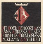 0492 Ex Libris Nederland : Jeanne Bieruma Oosting, 1927, Antiek en Kunst, Kunst | Etsen en Gravures, Verzenden