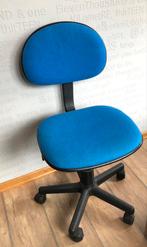 Blauwe bureaustoel, Huis en Inrichting, Ophalen, Zo goed als nieuw, Blauw, Bureaustoel