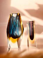Flavio Poli Murano Mandruzatto vaasjes “50/“60, Antiek en Kunst, Ophalen of Verzenden