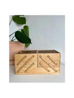 Houten naaikistje, Ophalen of Verzenden, Gebruikt