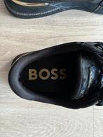 Hugo Boss Sneakers Zwart NIEUW met Goud maat 42 zie foto's, Nieuw, Ophalen of Verzenden, Hugo Boss, Sportschoenen
