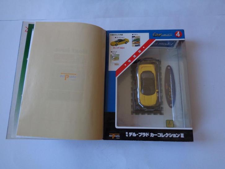 Del Prado Honda NSX  in aparte Doos met Magazine, Japan, Hobby en Vrije tijd, Modelauto's | 1:43, Zo goed als nieuw, Auto, Overige merken