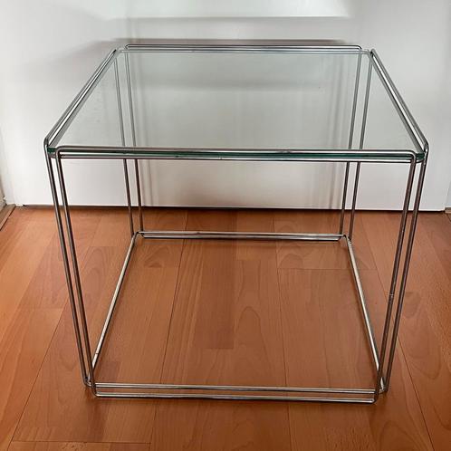 Vintage Max Sauze bijzettafel verchroomd, Antiek en Kunst, Antiek | Meubels | Tafels, Ophalen