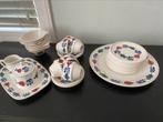 Boerenbont servies, Ophalen, Zo goed als nieuw, Kop(pen) en/of Schotel(s), Aardewerk