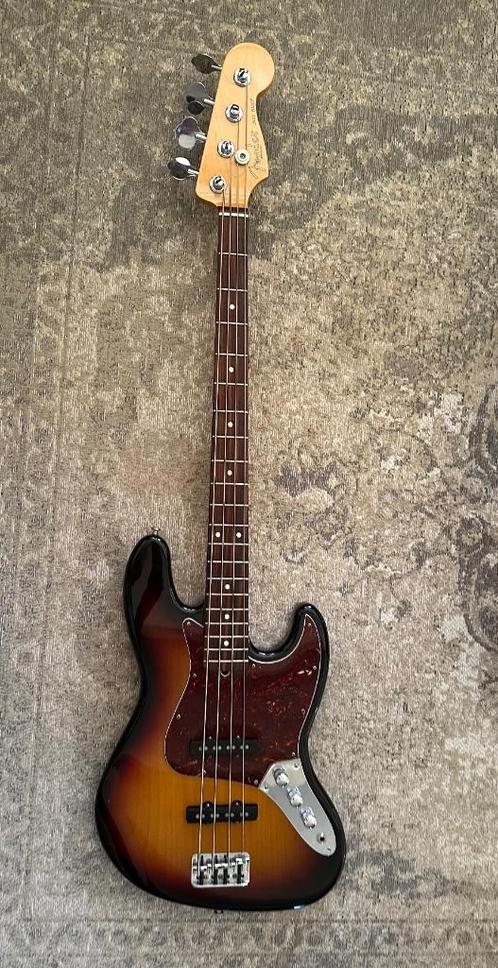 Fender Jazzbass USA sunburst 1992 basgitaar, Muziek en Instrumenten, Snaarinstrumenten | Gitaren | Bas, Gebruikt, Elektrisch, Ophalen of Verzenden