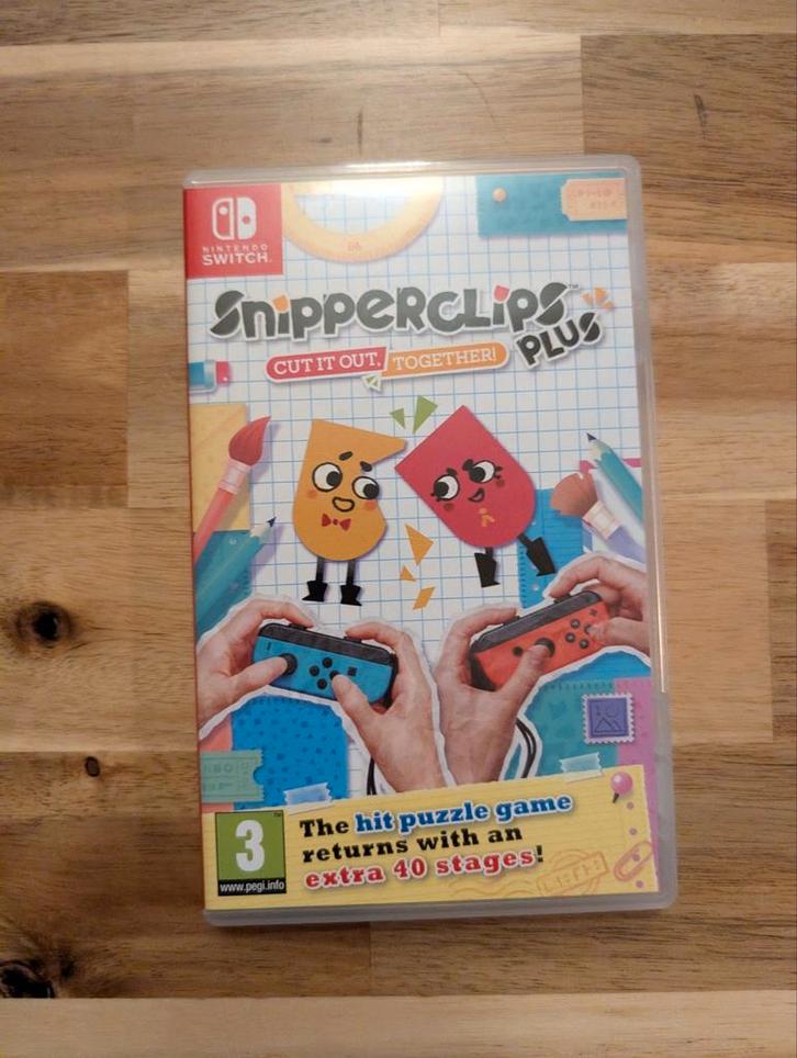 Snipperclips Plus - Nintendo Switch, Spelcomputers en Games, Games | Nintendo Switch, Zo goed als nieuw, Puzzel en Educatief, 2 spelers