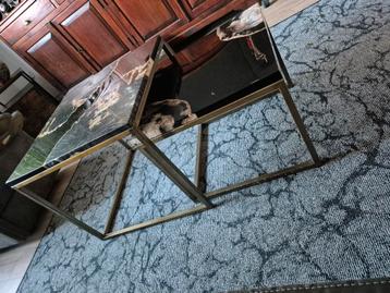 Set van 2 Salontafeltjes - Nesting Tables beschikbaar voor biedingen