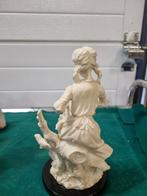 beeld meisje met lamp 1960, Verzamelen, Beelden en Beeldjes, Ophalen of Verzenden
