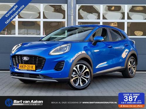 Ford Puma 1.0 Hybrid Titanium nw model 360camera Keyless Win, Auto's, Ford, Bedrijf, Te koop, Puma, ABS, Achteruitrijcamera, Adaptive Cruise Control