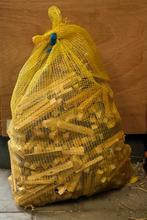 GROTE ZAKKEN AANMAAKHOUT te koop!, Tuin en Terras, Haardhout, Minder dan 3 m³, Ophalen, Blokken