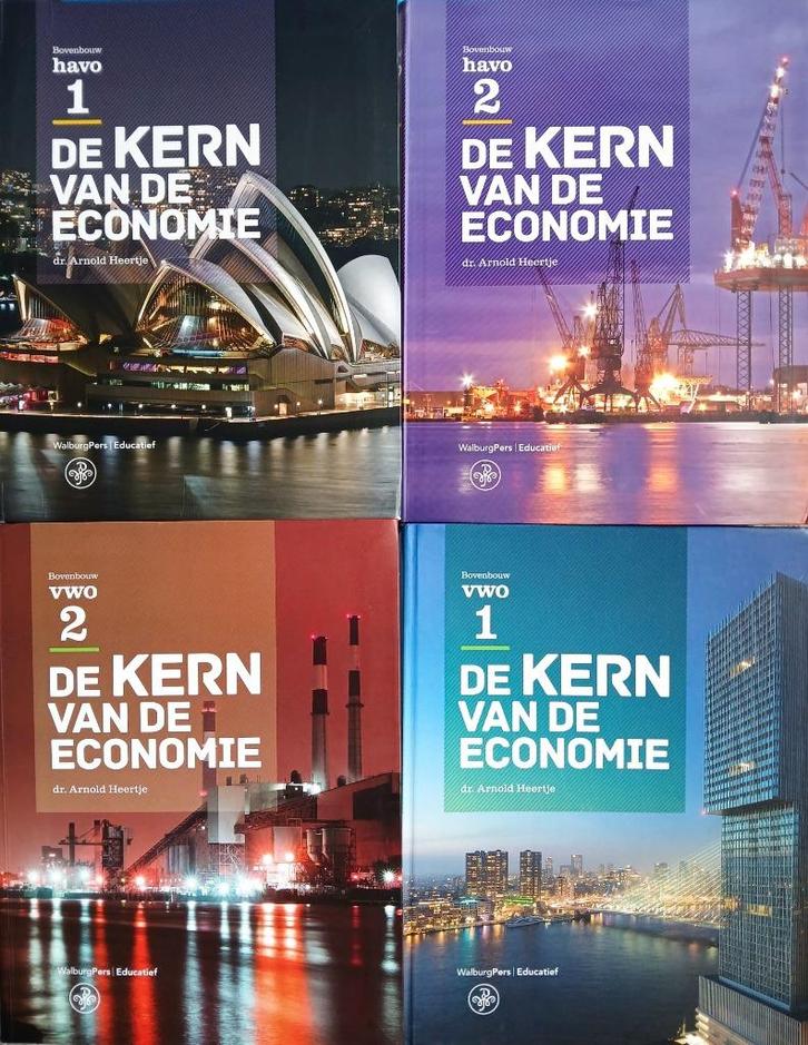 De KERN van de Economie Bovenbouw HAVO of VWO 1/2 A. Heertje, Boeken, Schoolboeken, Zo goed als nieuw, Economie, Overige niveaus
