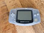 Gameboy Advance transparent blue, Spelcomputers en Games, Spelcomputers | Nintendo Game Boy, Ophalen, Gebruikt, Game Boy Advance