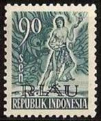 Indonesia RIAU 16 postfris 1954, Zuidoost-Azië, Ophalen of Verzenden, Postfris