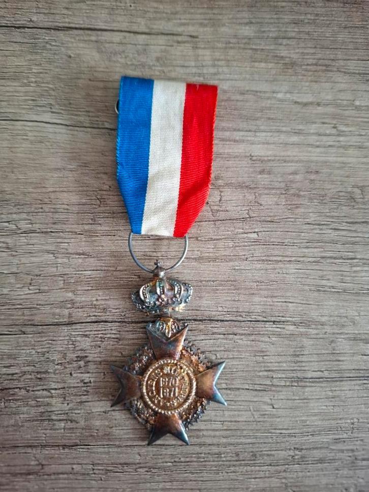 Onderscheiding militair ereteken antiek vintage, Verzamelen, Militaria | Algemeen, Ophalen of Verzenden