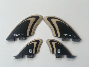 Machado Seaside Bamboo Quad Fins - double tab (voor fcs) beschikbaar voor biedingen