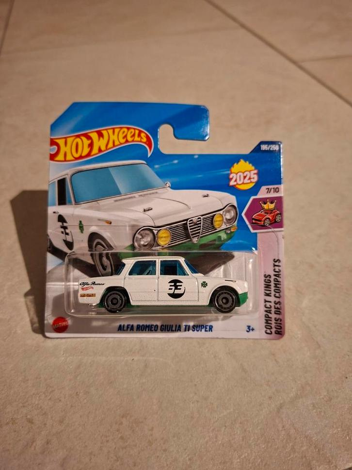 Hot Wheels Alfa Romeo Giulia Ti Super - Nieuw!, Hobby en Vrije tijd, Modelauto's | Overige schalen, Nieuw, Auto, Ophalen of Verzenden