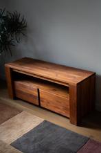 Teakhouten tv meubel - SoTrue by Troubadour, Ophalen, 100 tot 150 cm, Teakhout, Zo goed als nieuw